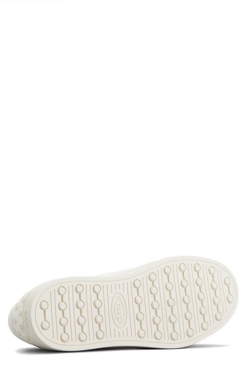Tod's Sneakers In Bianco Latte