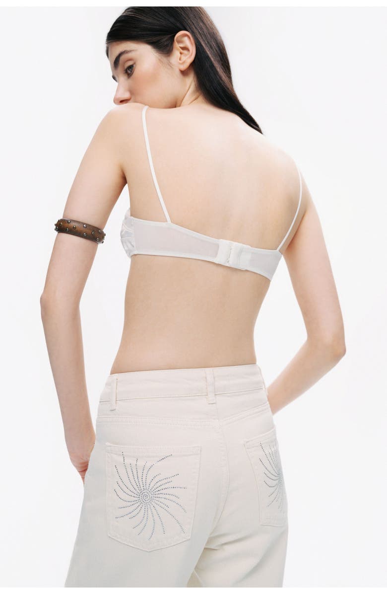 Nocturne Stone Detailed Wide Leg Jeans, Alternate, color, 