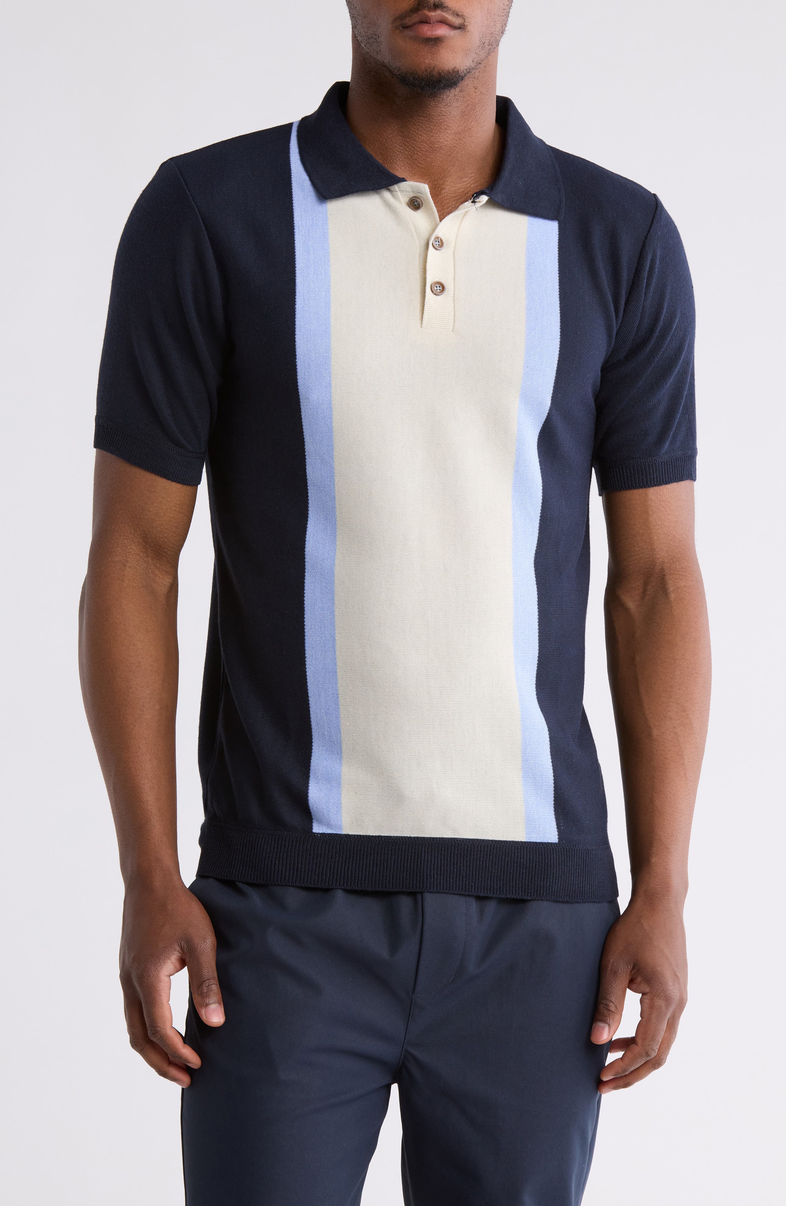 Slim Fit Polo Sweater - image 3