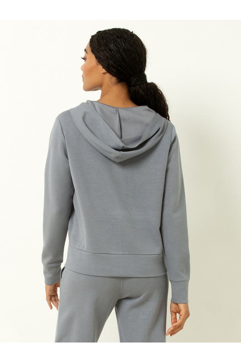 Ultra Soft Full Zip Hoodie, Alternate, color, Winter White