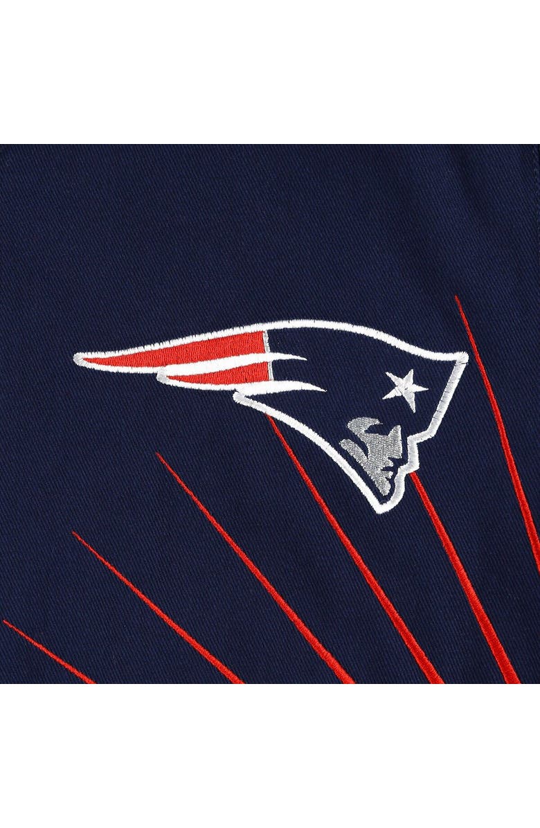 G-III SPORTS BY CARL BANKS Men's G-III Sports by Carl Banks Navy New England Patriots Extreme Redzone Full-Snap Varsity Jacket, Alternate, color, 