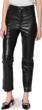 Walter Baker Yvette Wide Leg Leather Pants