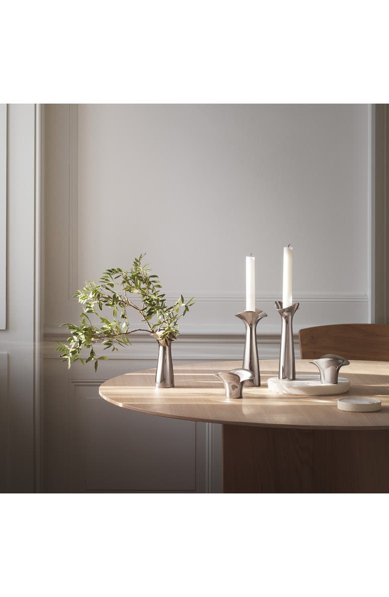 Georg Jensen Bloom Botanica Set of Two Tealight Candleholders, Alternate, color,