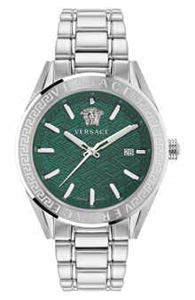 Versace V-Code Bracelet Watch, 42mm