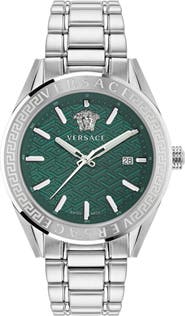 Versace V-Code Bracelet Watch, 42mm