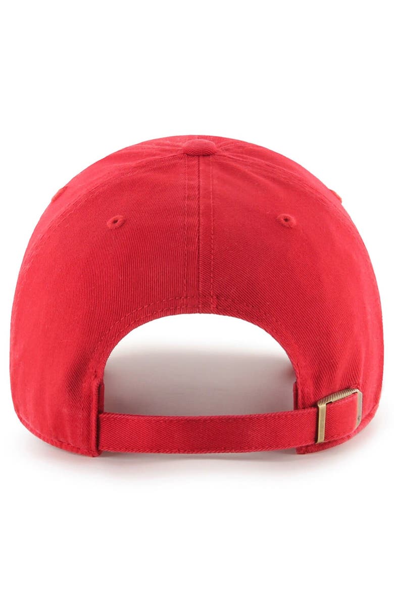 Men's '47  Red Georgia Bulldogs 2023 Orange Bowl Champions Clean Up Adjustable Hat, Alternate, color, Red