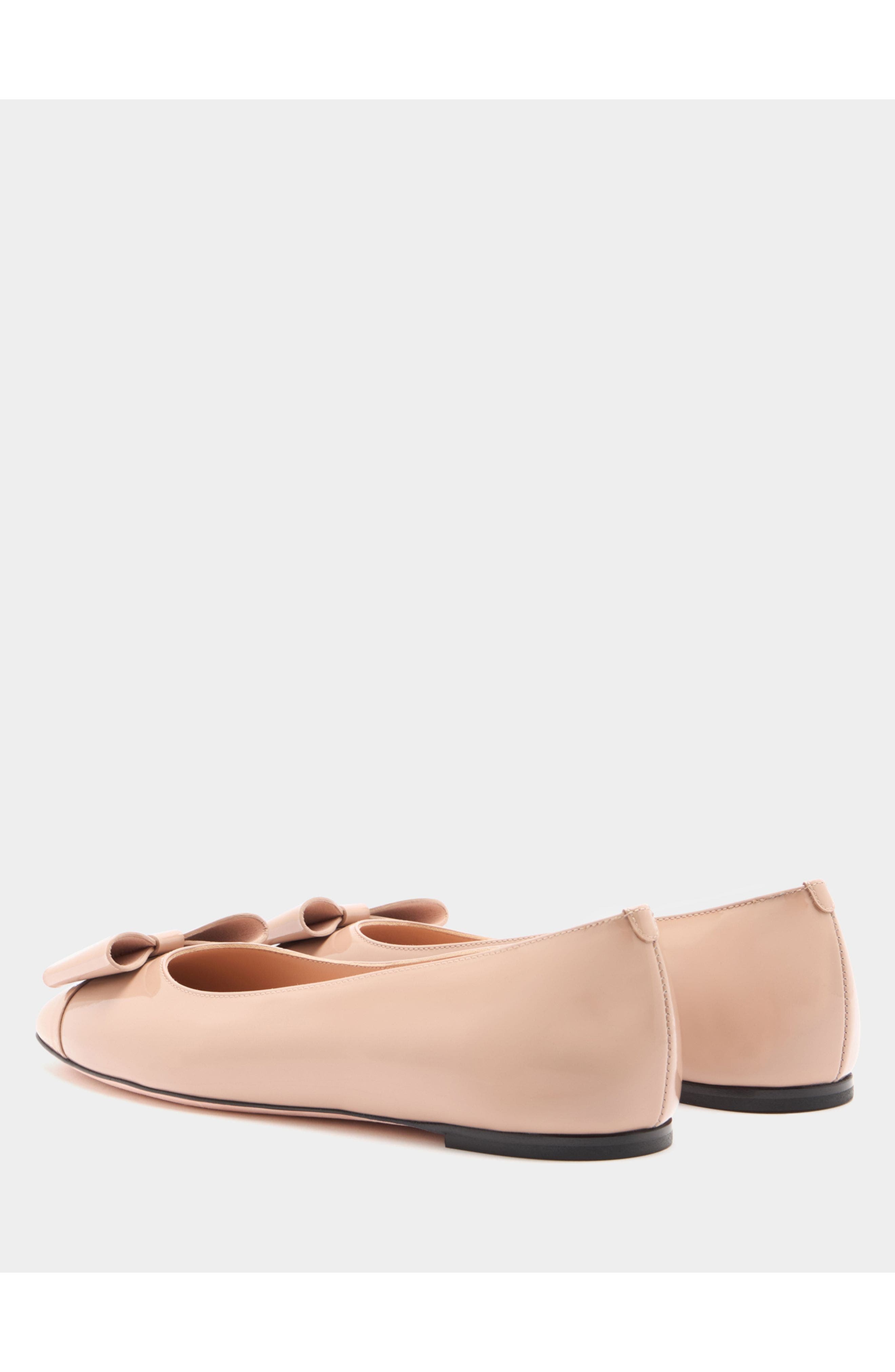 Bally B-Bow Flat in Calf Leather, Alternate, color, 