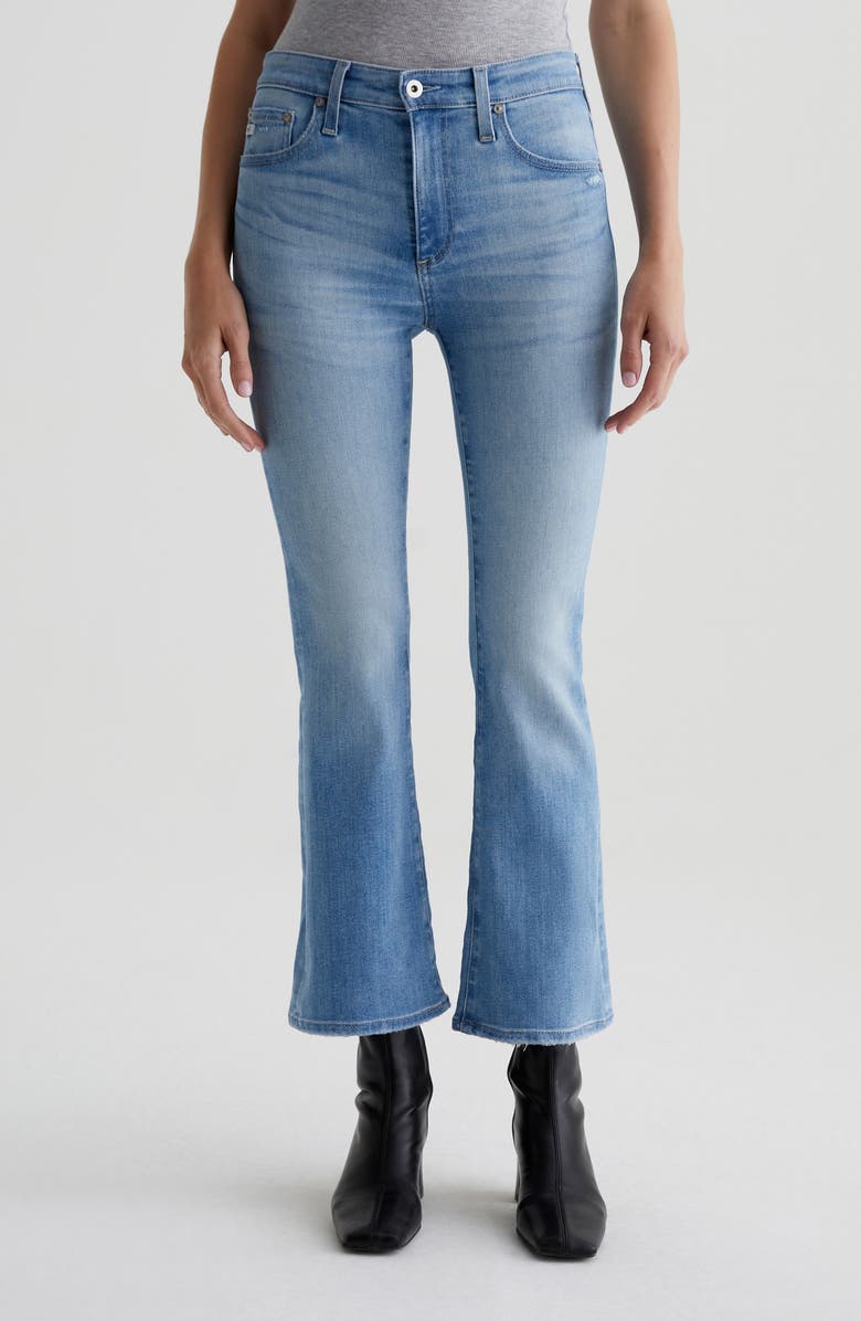AG Farrah Mid Rise Rise Crop Bootcut Jeans, Alternate, color, 