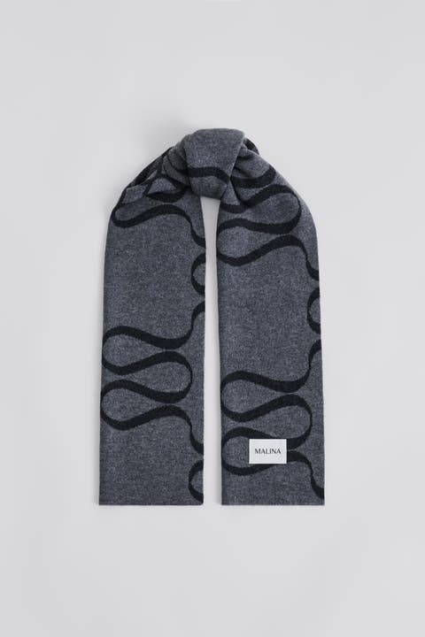 Monogram Wool Blend Scarf