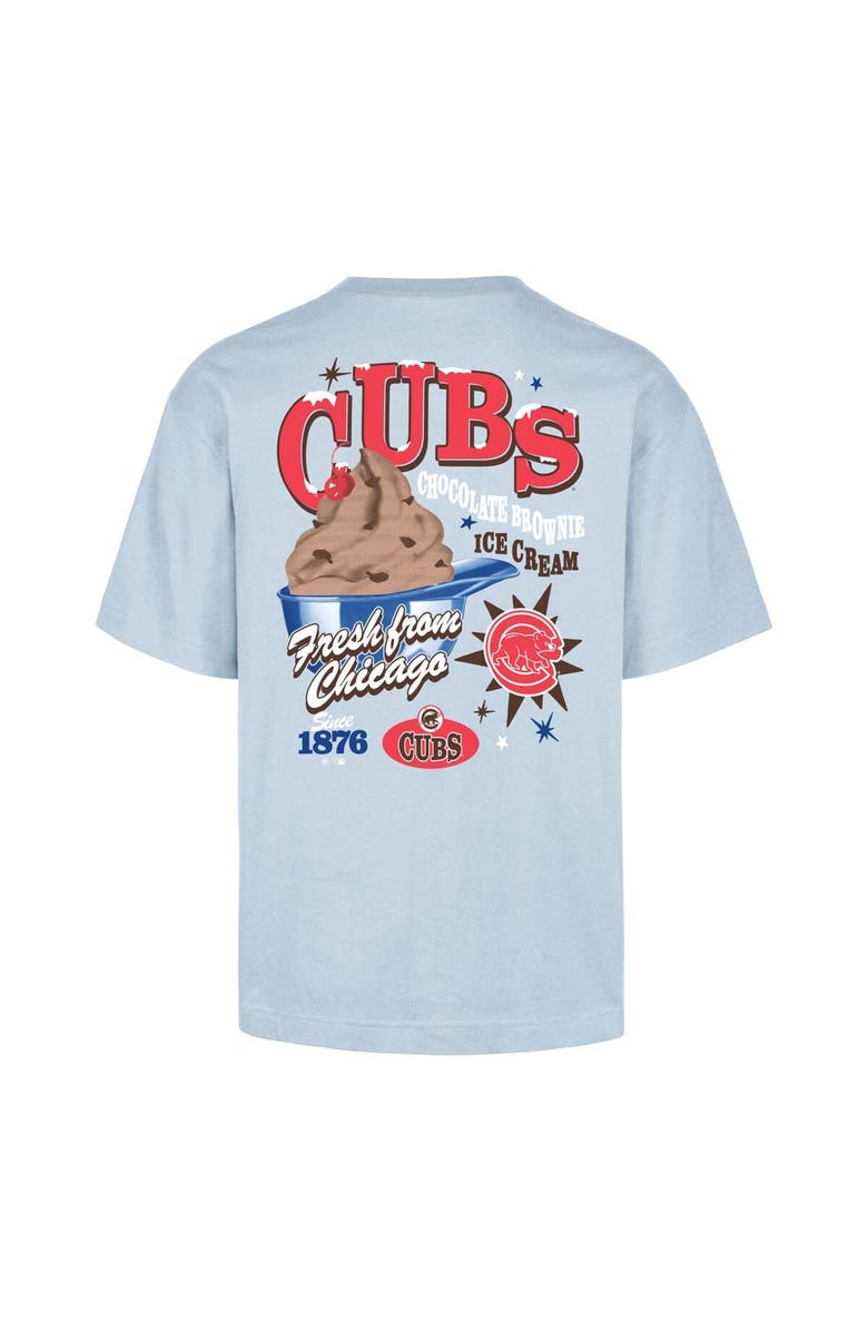 '47 Men's '47 Light Blue Chicago Cubs Ice Cream Parlor Foundation T-Shirt, Alternate, color, Light Blue