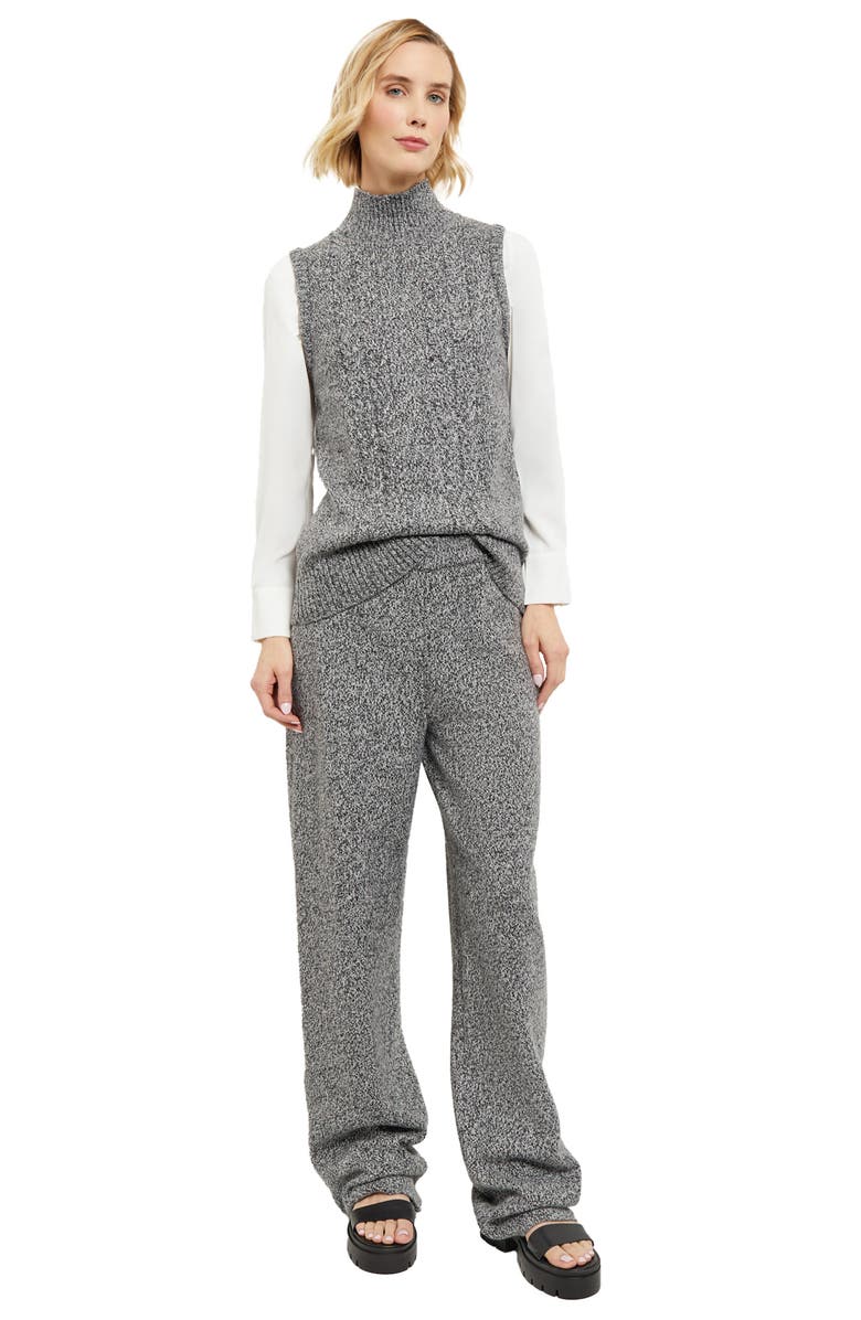 Misook Cable Knit Sleeveless Top, Alternate, color, 