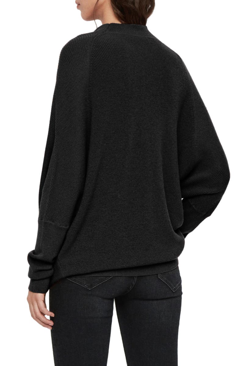 AllSaints Ridley Funnel Neck Wool & Cashmere Sweater, Alternate, color,