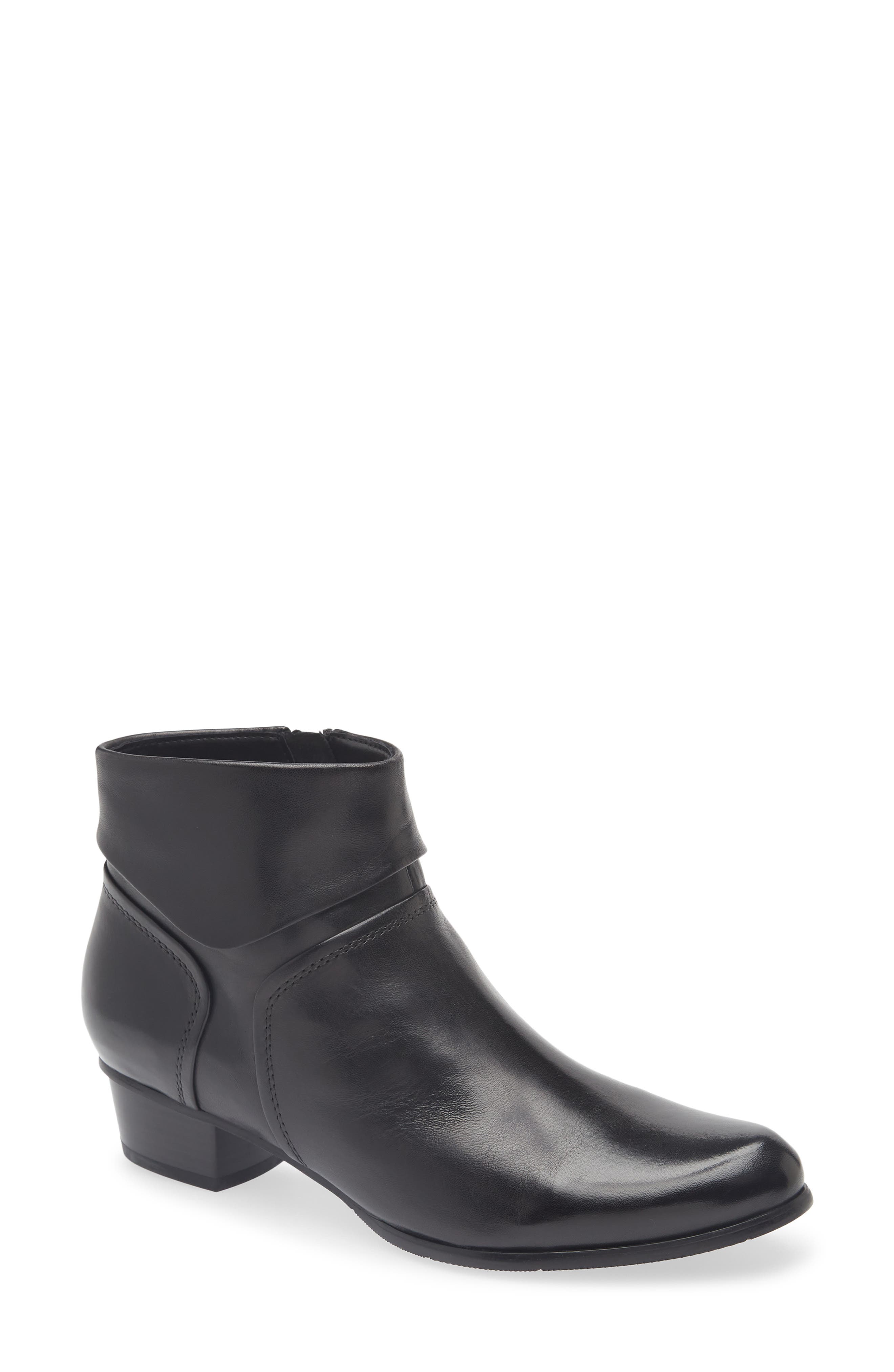 Regarde Le Ciel Stefany Block Heel Bootie, Main, color, Black