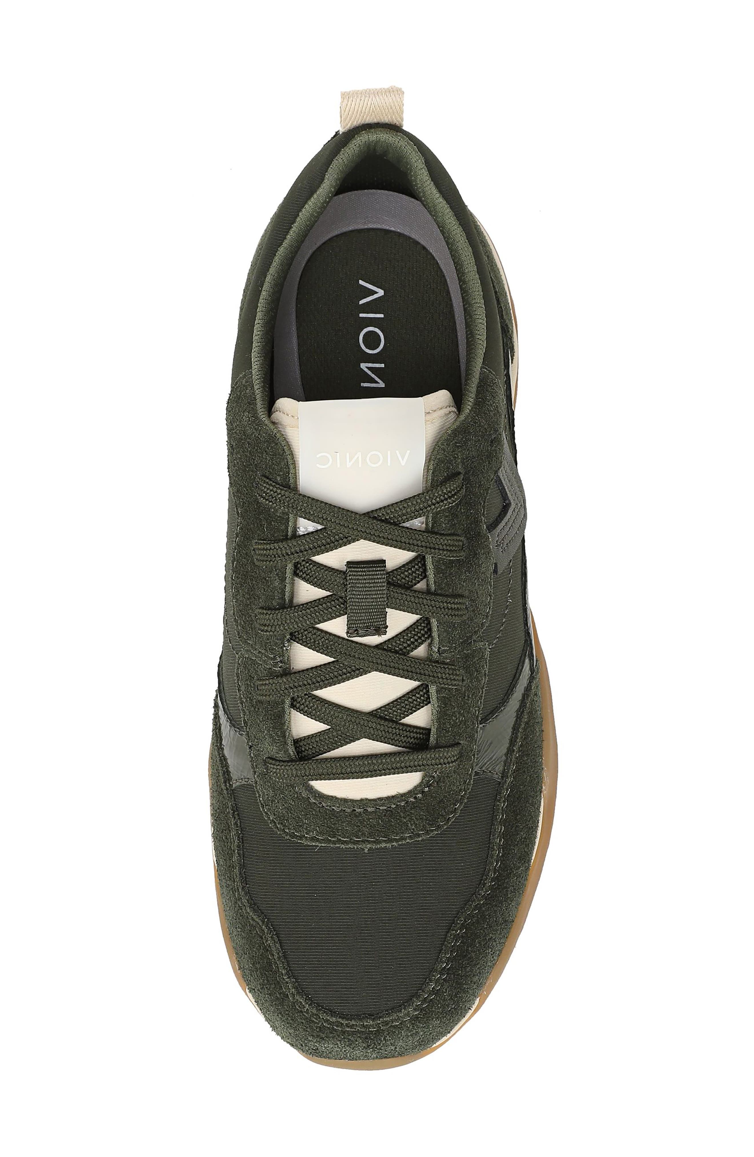 Walk Slim Glide Sneaker, Alternate, color, OLIVE MOSS SUEDE