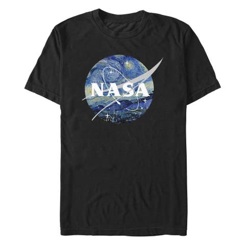 Men's Starry Night Logo Short Sleeve Graphic T-Shirt