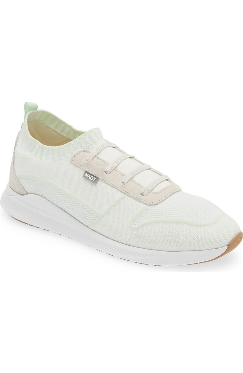 Naot Adonis Slip-On Sneaker, Main, color, White/ Mint Knit