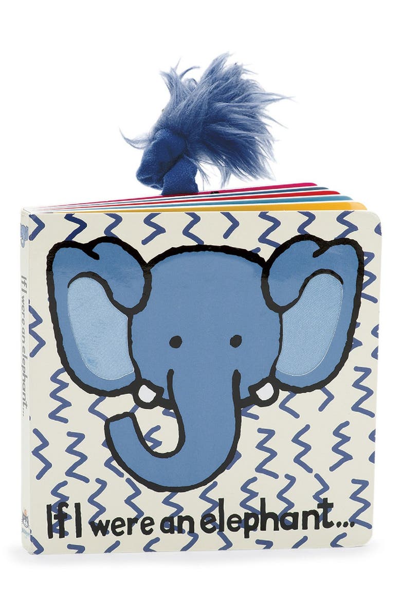 Jellycat 'If I Were an Elephant' Board Book, Main, color, Ivory