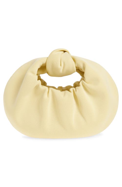 Gia Studios Mini Croissant Knit Bag In Yellow