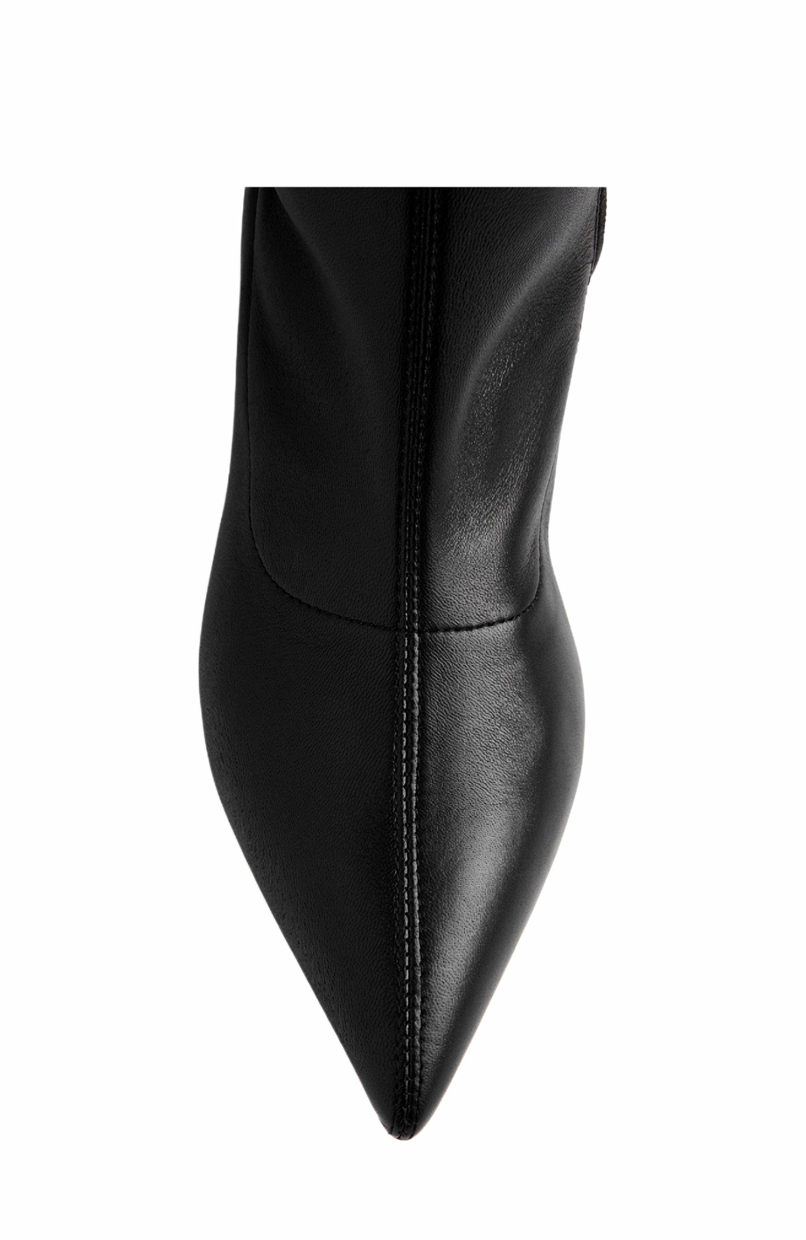 Neil J. Rodgers Seta Over The Knee Stretch Boot, Alternate, color, Black Nappa