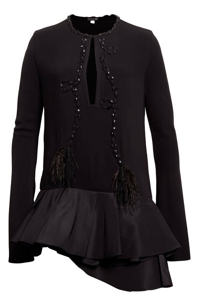 Johanna Ortiz Grace & Power Long Sleeve Asymmetric Minidress, Alternate, color, 