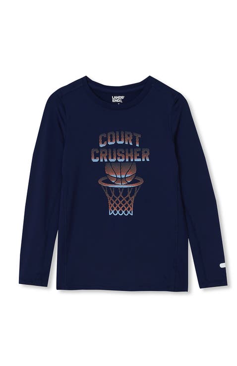 Boys Active Long Sleeve Graphic Tee
