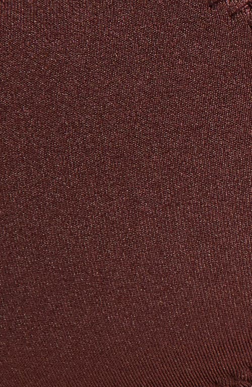 Pacsun Dana Shine Bikini Top In Bitter Chocolate