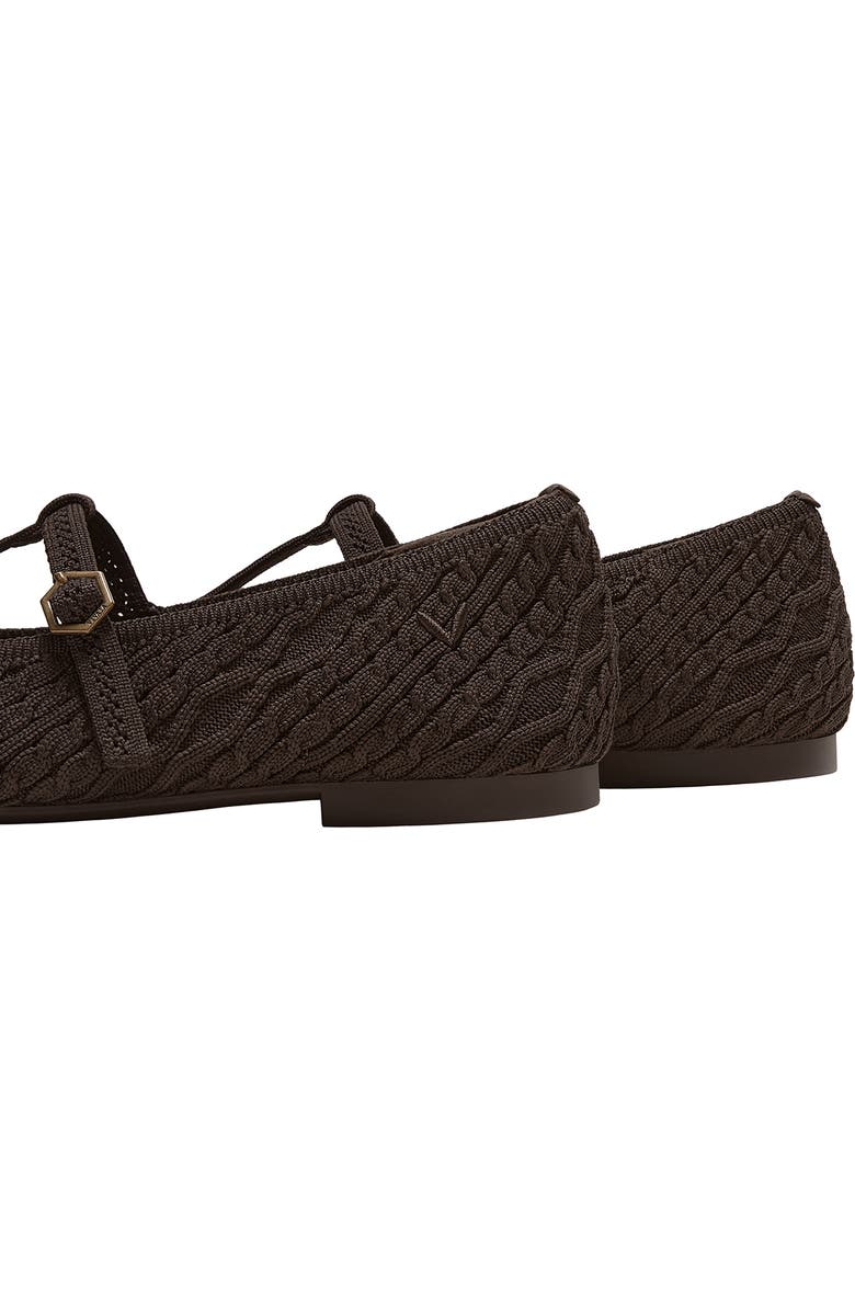 VIVAIA T-Bar Ballet Flats, Alternate, color, Dark Chocolate