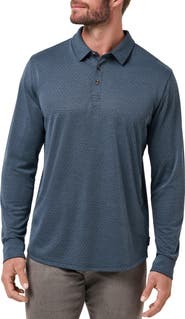 TravisMathew Handsome Town Long Sleeve Polo