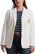 Lauren Ralph Lauren Bullion Logo Patch Blazer