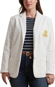Lauren Ralph Lauren Bullion Logo Patch Blazer