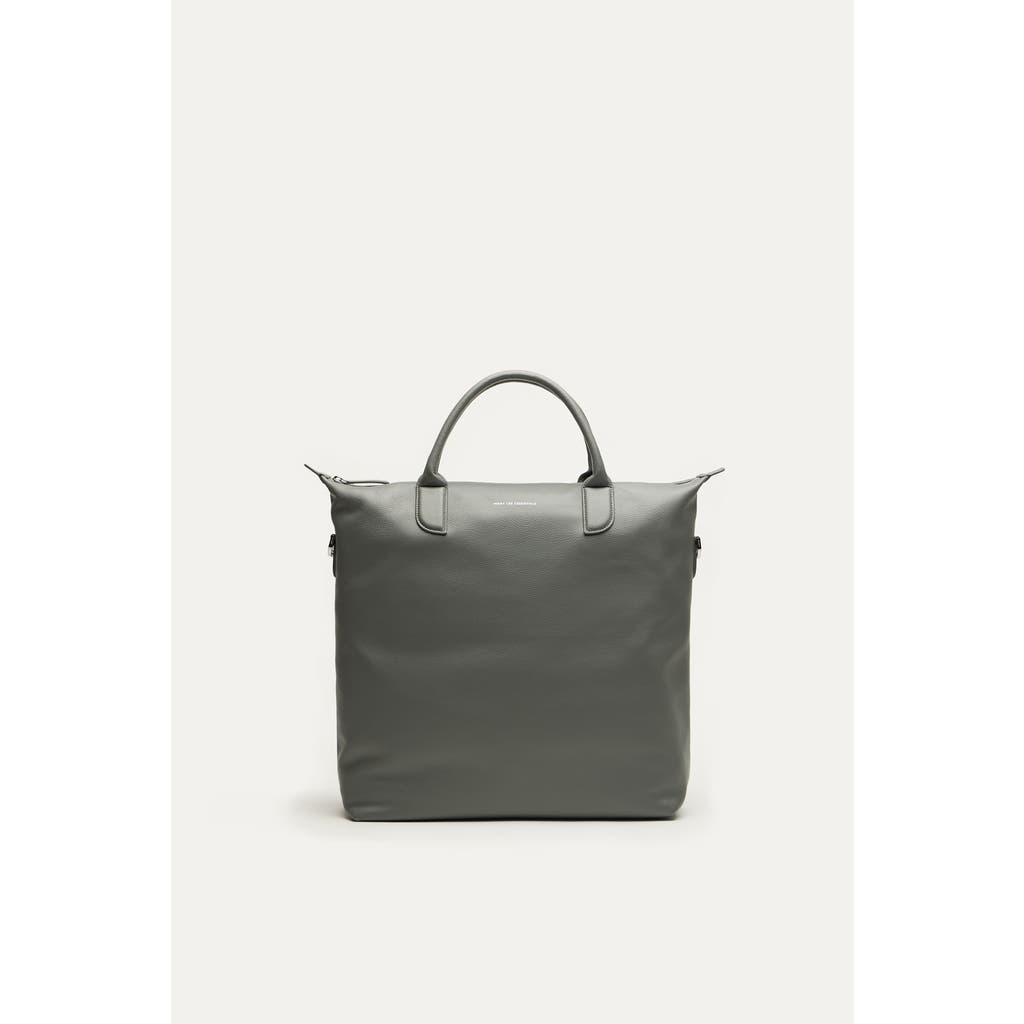 Want Les Essentiels De La Vie Want Les Essentiels O'hare Pebble-grained Leather Tote In Grey