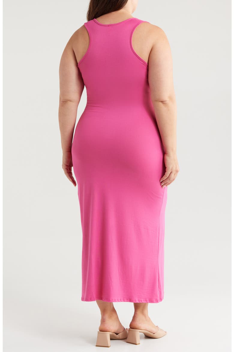 Racerback Jersey Midi Dress, Alternate, color, PINK