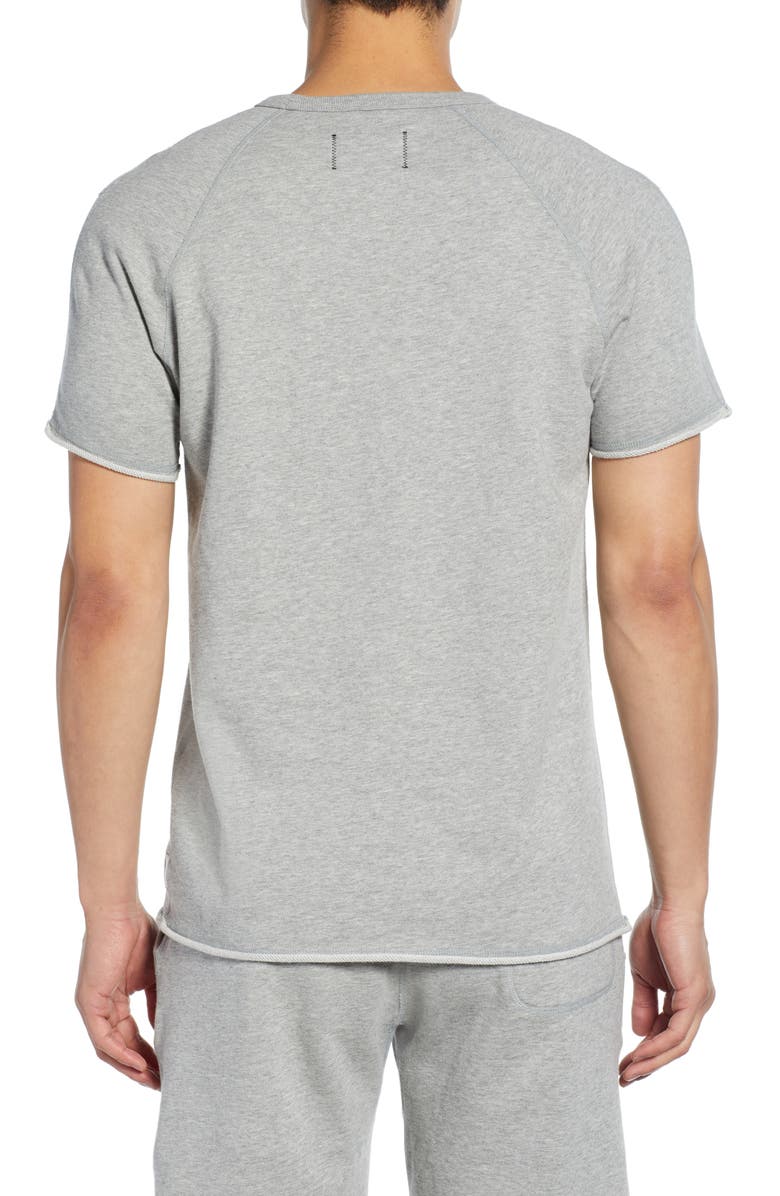 Reigning Champ Cutoff Fleece Sweatshirt, Alternate, color,
