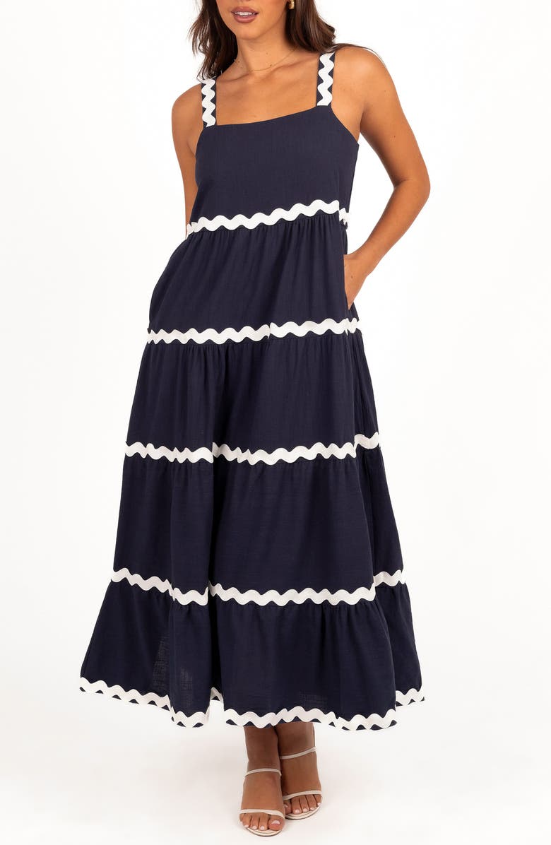 Petal & Pup Louisa Tiered Maxi Dress, Main, color,