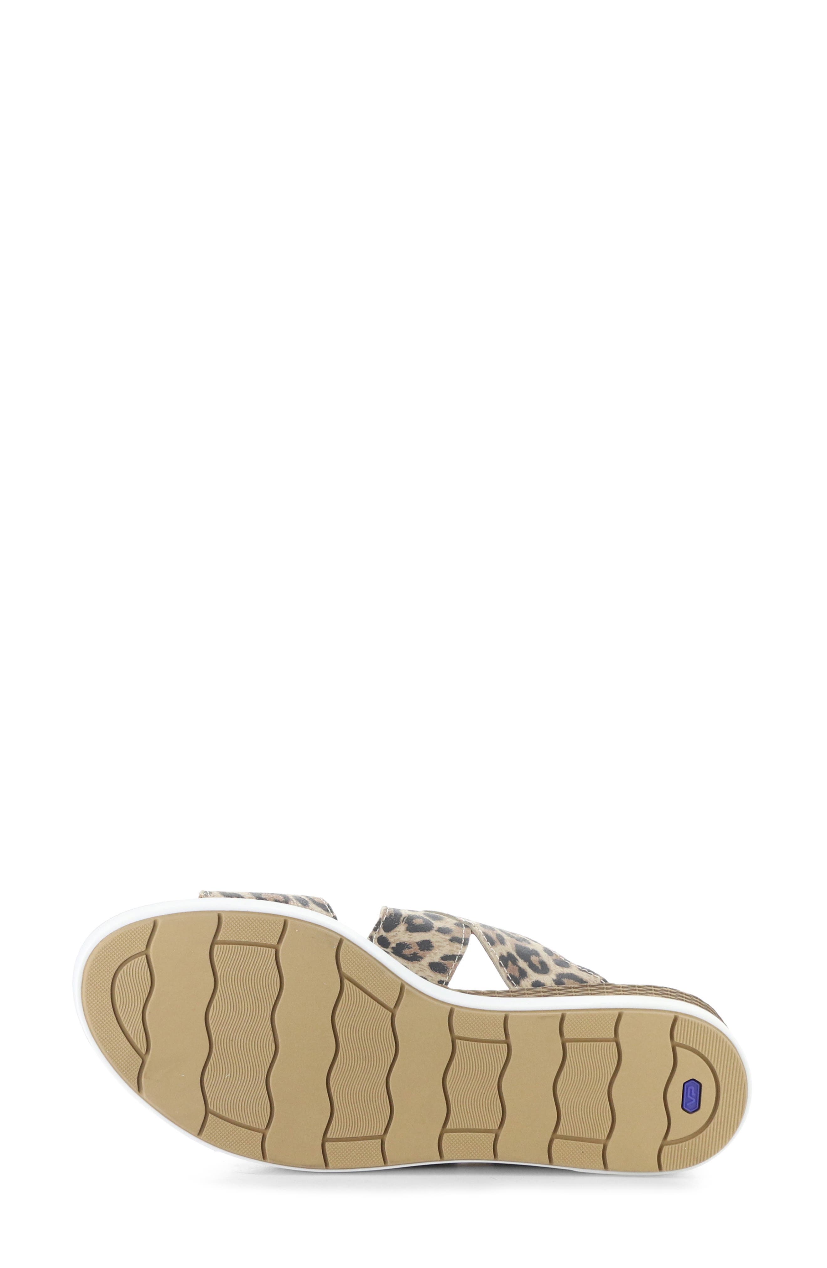 Asha Wedge Sandal, Alternate, color, LEOPARD