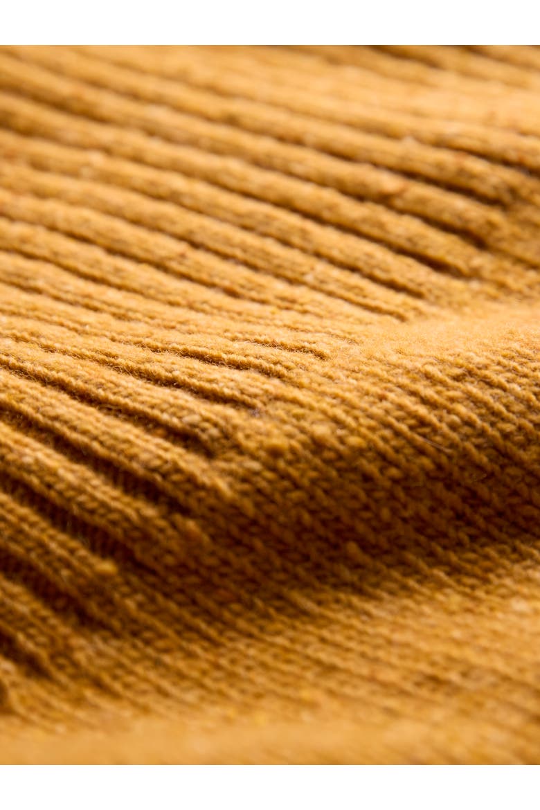 Flecked Patch Pocket Sweater, Alternate, color, Saffron