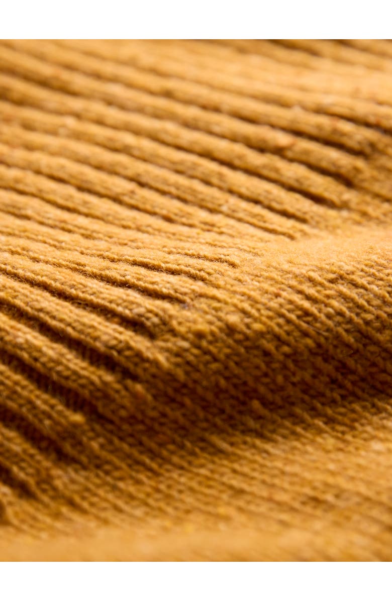 Celtic & Co. Flecked Patch Pocket Sweater, Alternate, color, Saffron