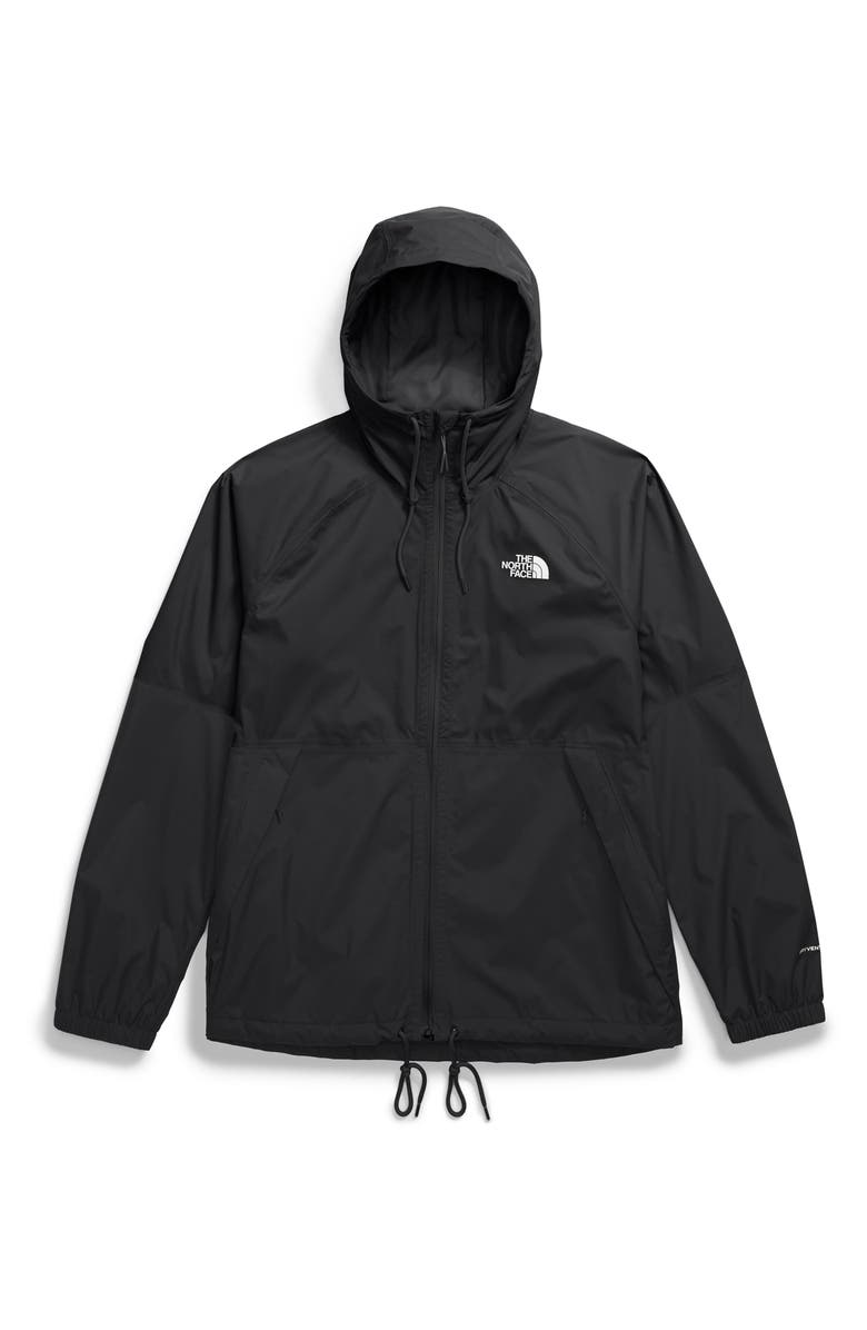 The North Face Antora Waterproof Rain Hoodie, Alternate, color, Tnf Black-Npf
