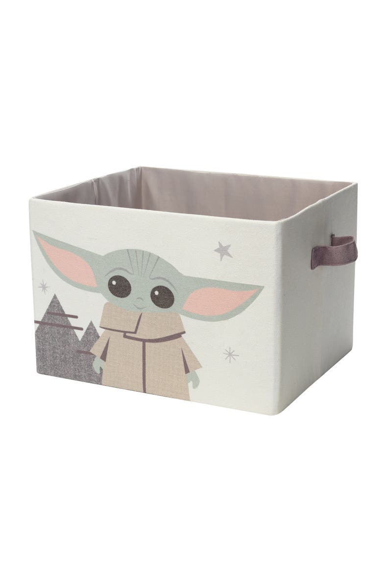 Star Wars Grogu/Baby Yoda Foldable/Collapsible Storage Bin/Basket, Alternate, color, Taupe