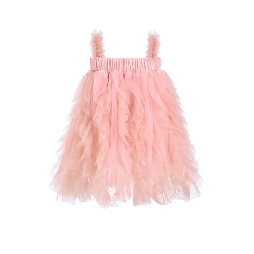 Tulleen Sleeveless Ruffle Layered Dress