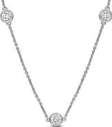 Julianna B. 1-4/5 CTW Lab-Grown Diamond Station Necklace 14K