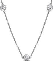 Julianna B. 1-4/5 CTW Lab-Grown Diamond Station Necklace 14K