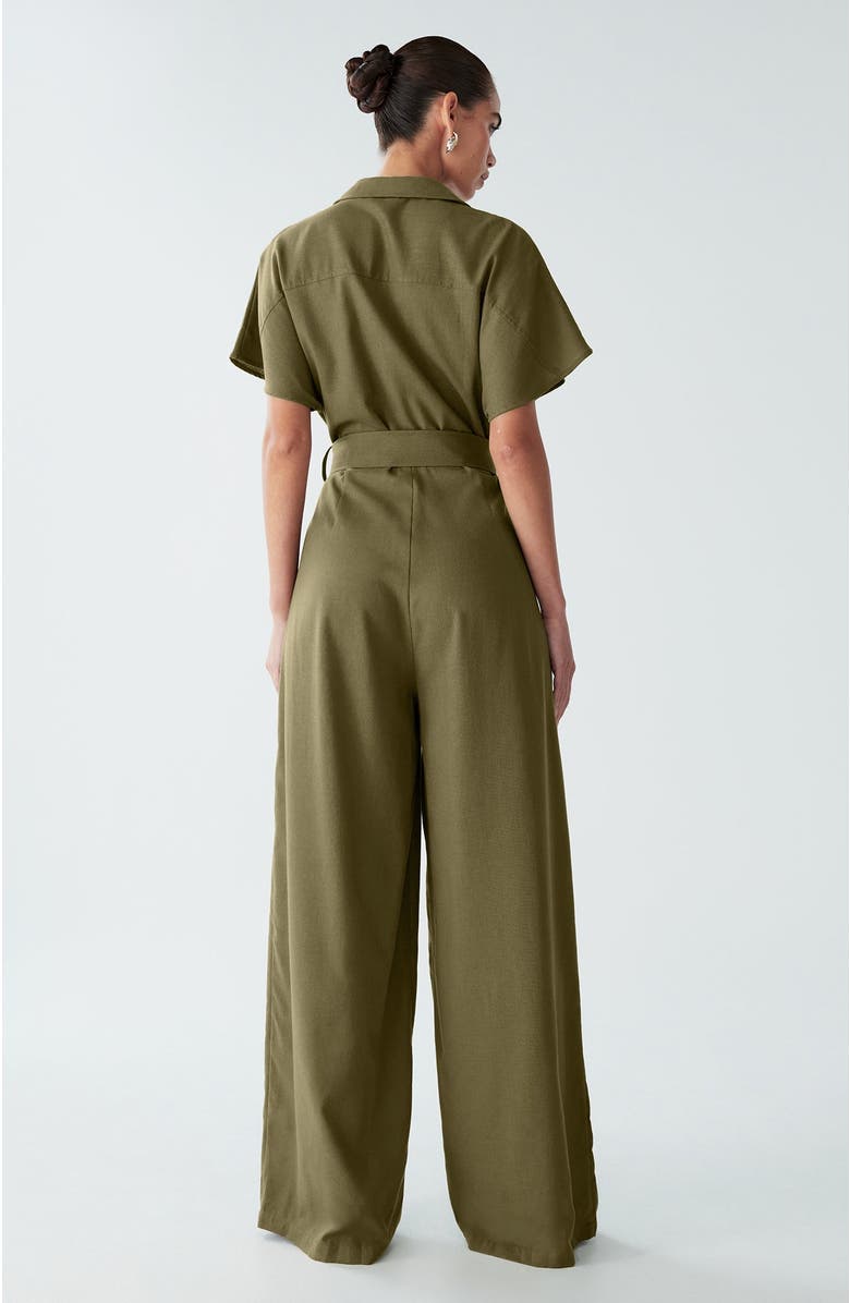 WILLA Zel Jumpsuit, Alternate, color, Olive Green
