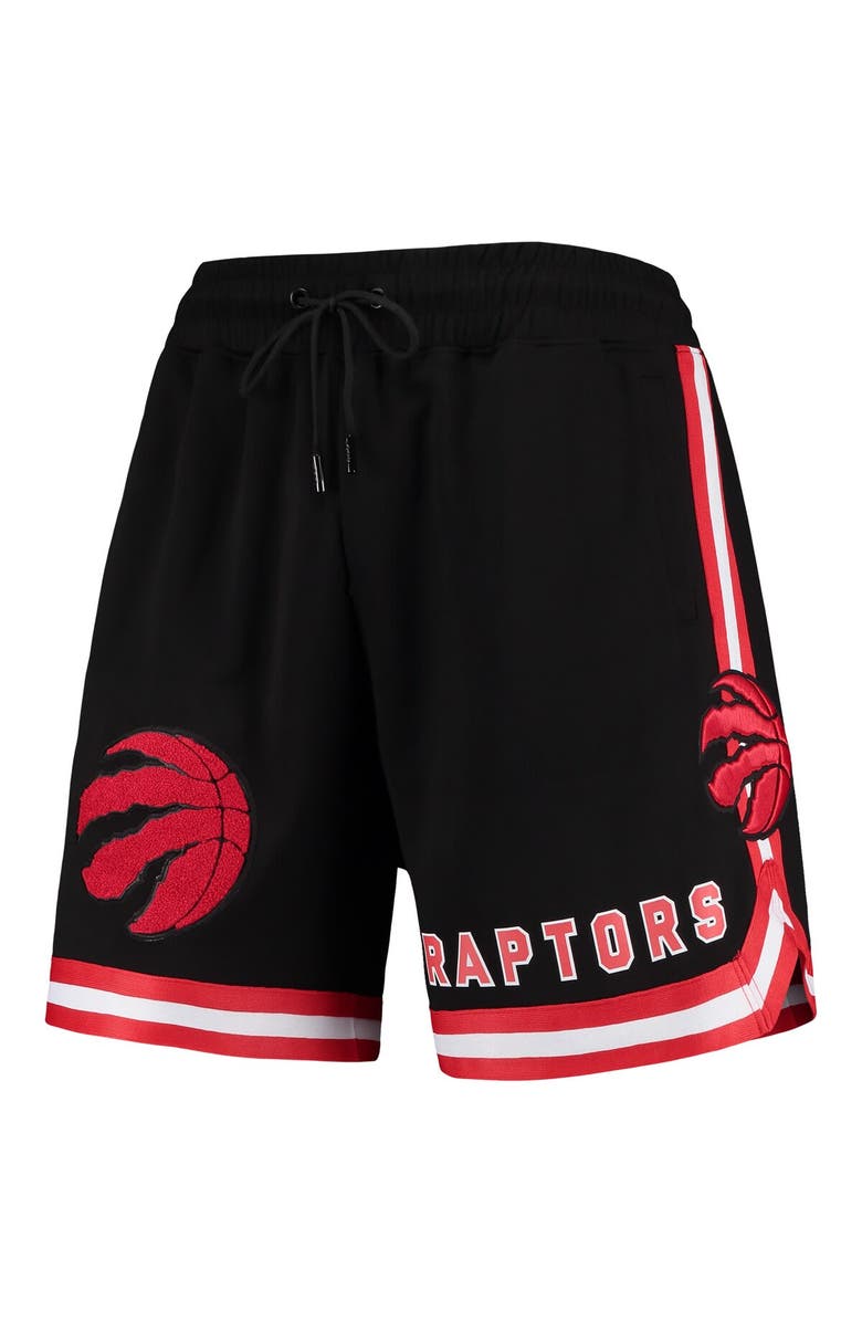 PRO STANDARD Men's Pro Standard Black Toronto Raptors Chenille Shorts, Alternate, color, Black
