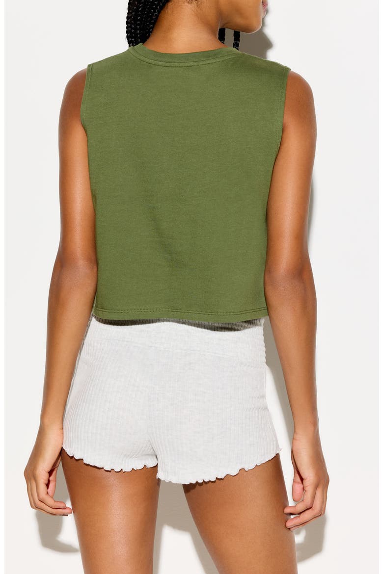 Stargazer Spirit Crop Top, Alternate, color, LAUREL GREEN