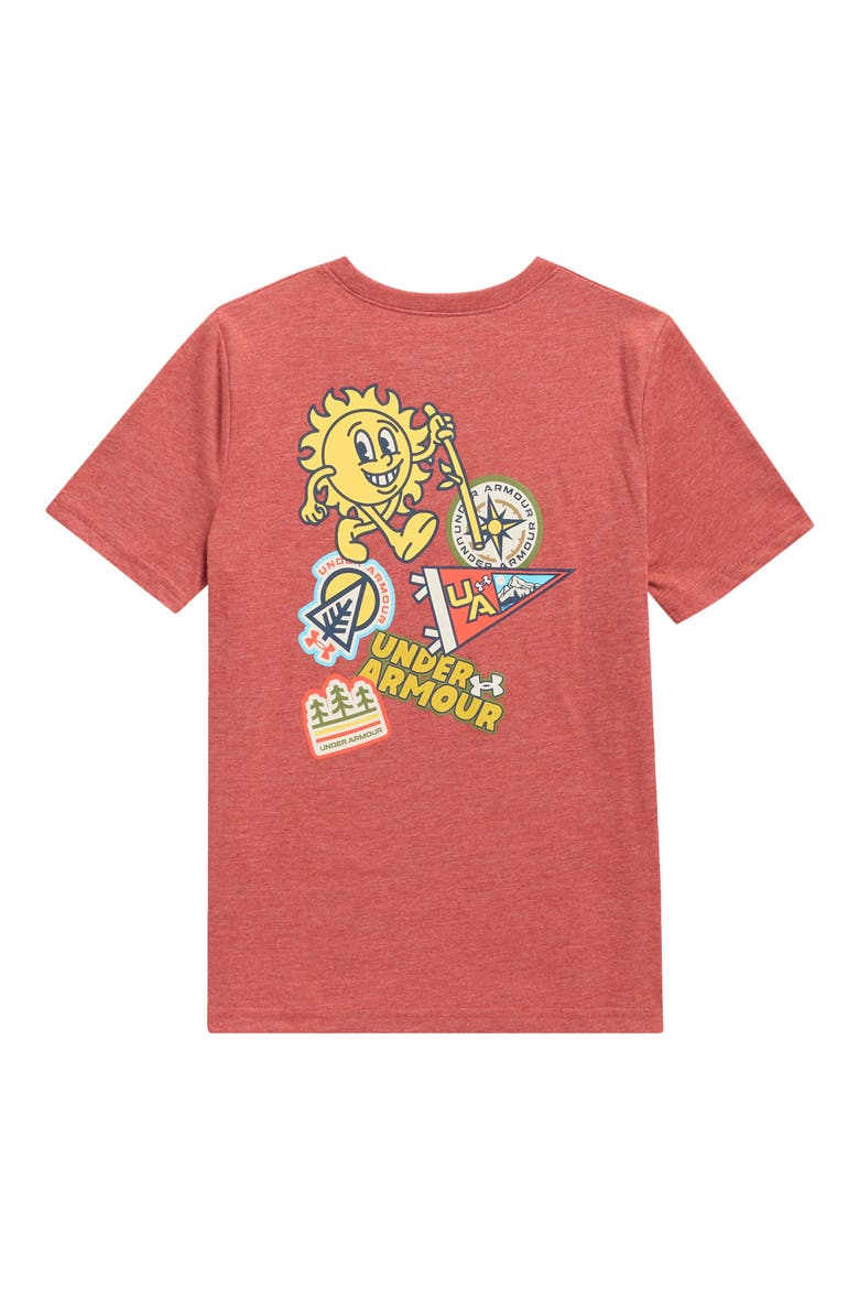 Kids' Graphic T-Shirt, Alternate, color, HERITAGE RED