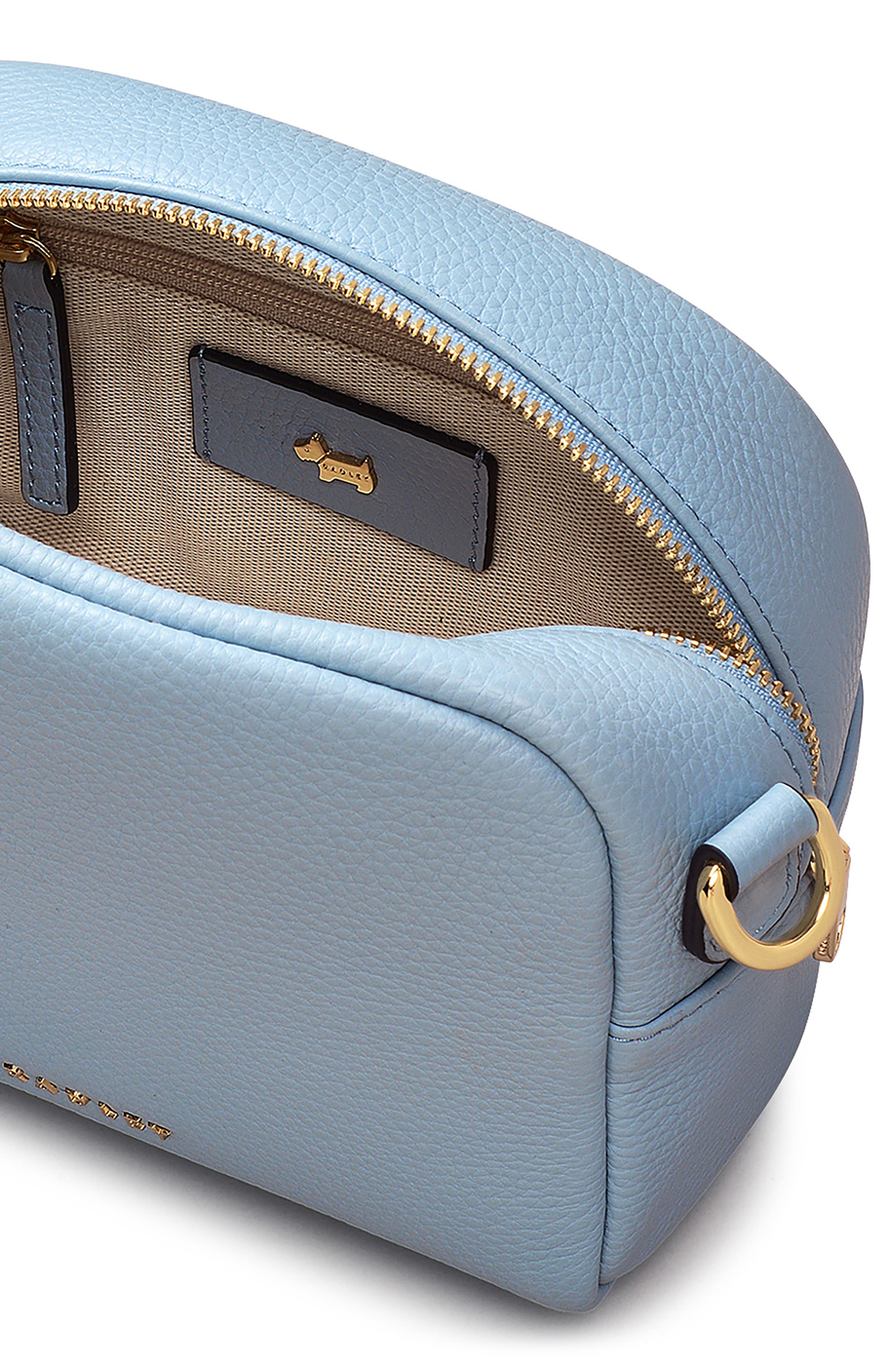Radley The Daily Small Zip Around Crossbody Bag, Alternate, color, Smoke Blue