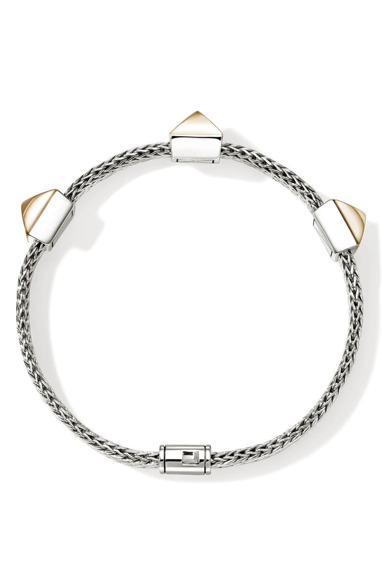 John Hardy Icon Stud Bracelet, Alternate, color, Silver And Gold