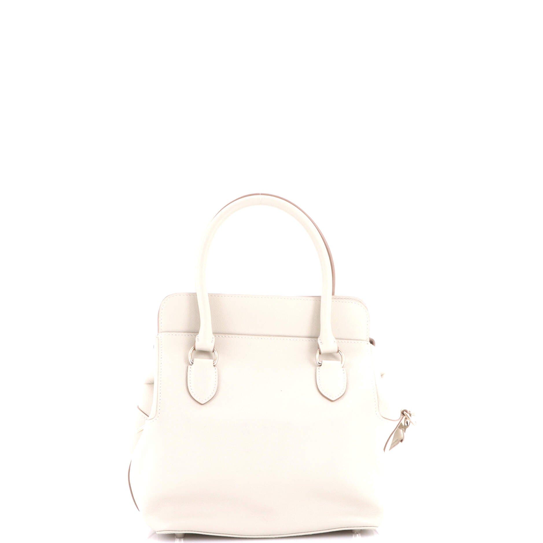 Pre-Owned Hermes Toolbox Bag Swift 20, Alternate, color, Craie