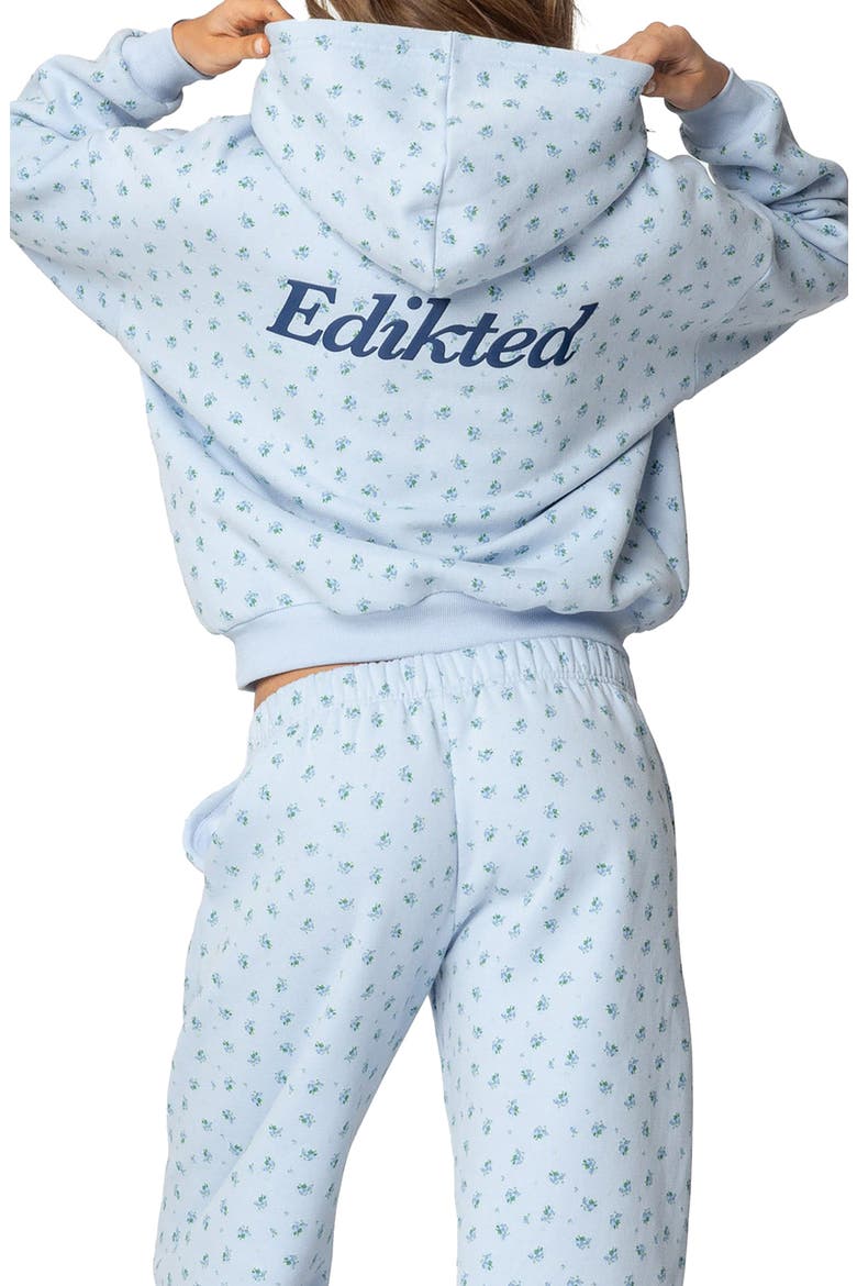 Flower Power Hoodie, Alternate, color, LIGHT-BLUE
